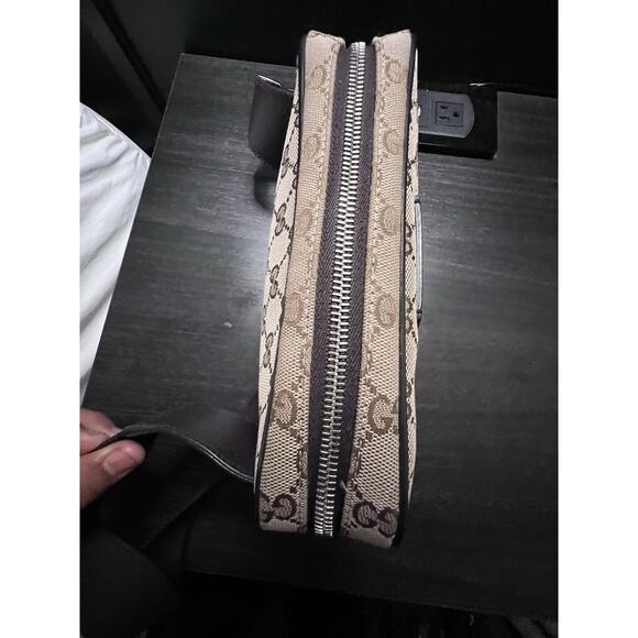 Gucci GG Canvas Monogram Belt Bag Fanny Pack Designer Beige Brown - Picture 11 of 16